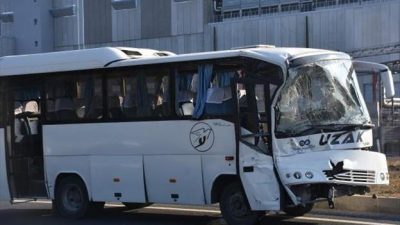 Çorlu’da İşçi Minibüsleri Çarpıştı: 12 Yaralı