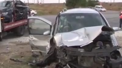 Edirne’deki trafik kazasında 7 kişi yaralandı.