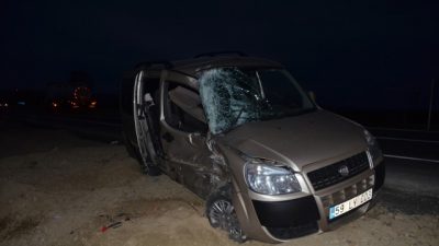 Malkara’da Trafik Kazası: 2 Yaralı