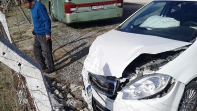 Tekirdağ’da İşçi Servisi ile Otomobil Çarpıştı: 5 Yaralı