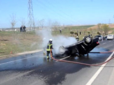 Tekirdağ’da Zincirleme Trafik Kazası: 3 Yaralı
