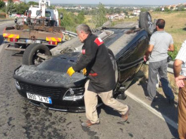 Edirne Tapu Kadastro Müdürü Kazada Yaralandı