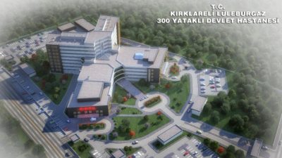 Lüleburgaz Devlet Hastanesi İnşaatı Devam Ediyor