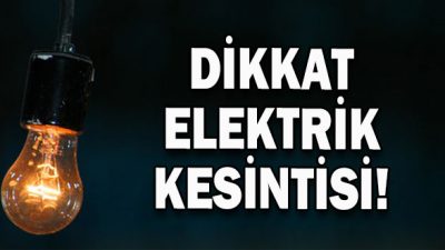 Lüleburgaz ve Babaeski Çevresinde 2 Ağustos’ta Elektrik Kesintisi